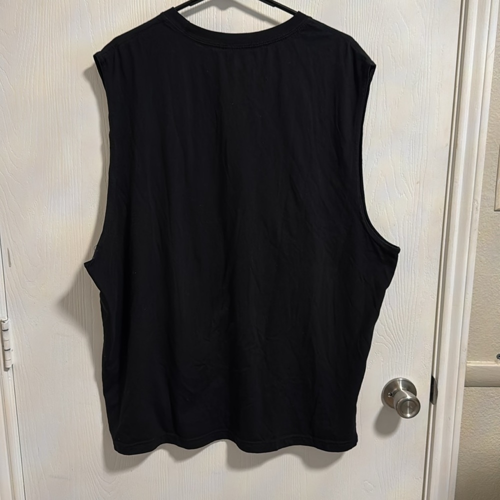 NWOT Let Freedom Ride Mens‎ 3XL (54-56) Black Motorcycle Muscle Sleeveless Biker - Picture 6 of 7